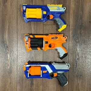 Nerf N Strike Maverick guns x 3